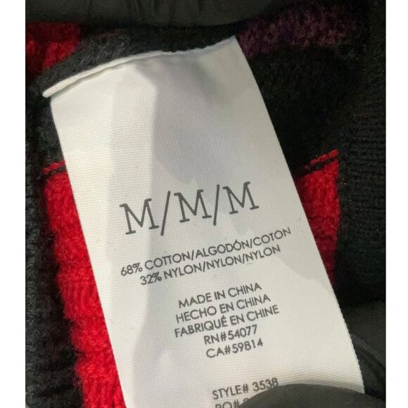 CAbi Purple, Red, Black Striped Button Up Cardigan - Medium - Picture 6 of 6